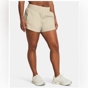 Under Armour Women's Athletic Shorts in Light Beige